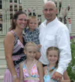 Steve's nephew Bob with Wife Julia and kids.